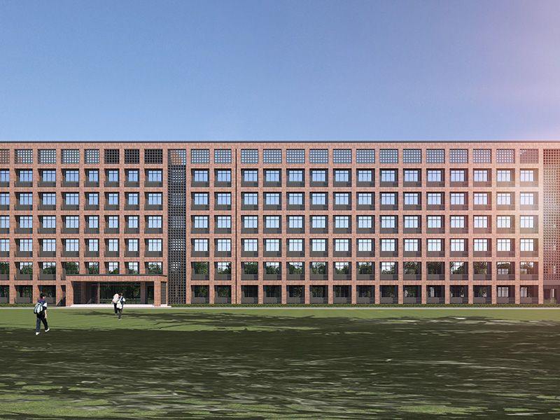 3# Dormitory Building of No. 1 Senior High School in Andong New District